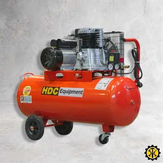 Компрессор воздушный двухцилиндровый рядный масляный HDC HD-A101